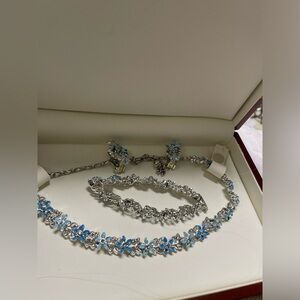 1949’s Cora choker necklace earrings bracelet set